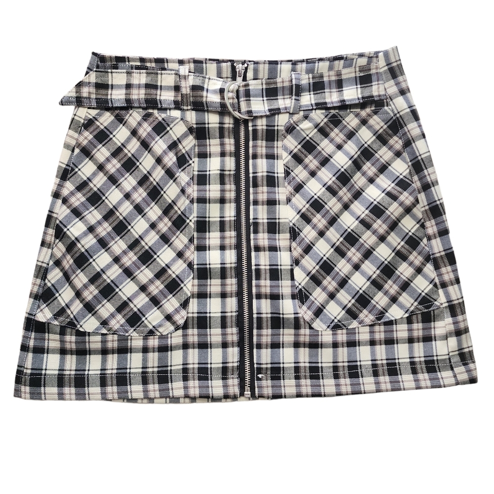 Women's Rewind Plaid Mini Skirt Sz Small NWOT